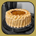 Caramel and Almond Cream Cake