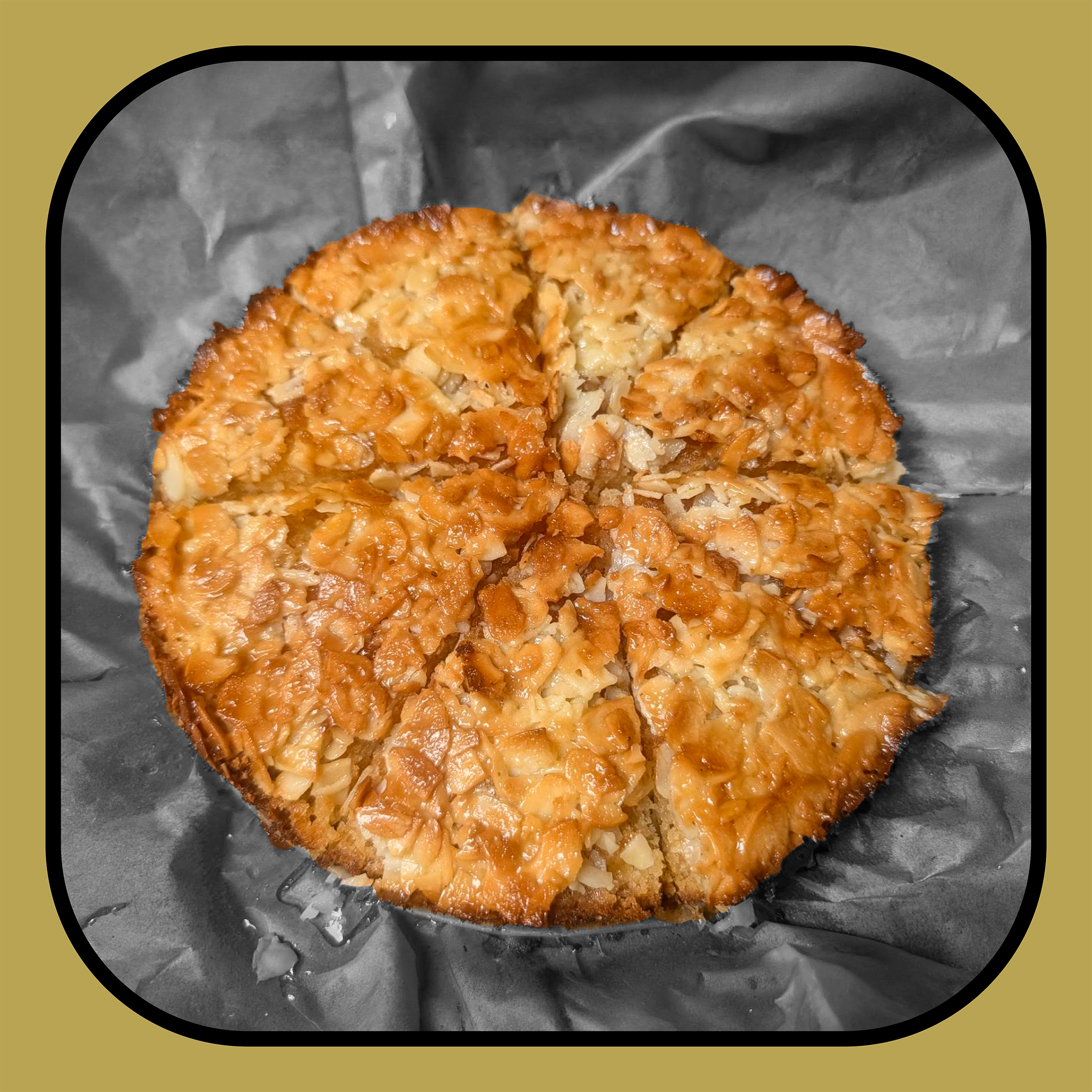 Tosca Cake (Caramelised Almond Cake)